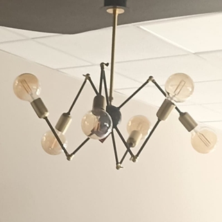 Lámpara de techo 6xE27 regulable - Imagen 1